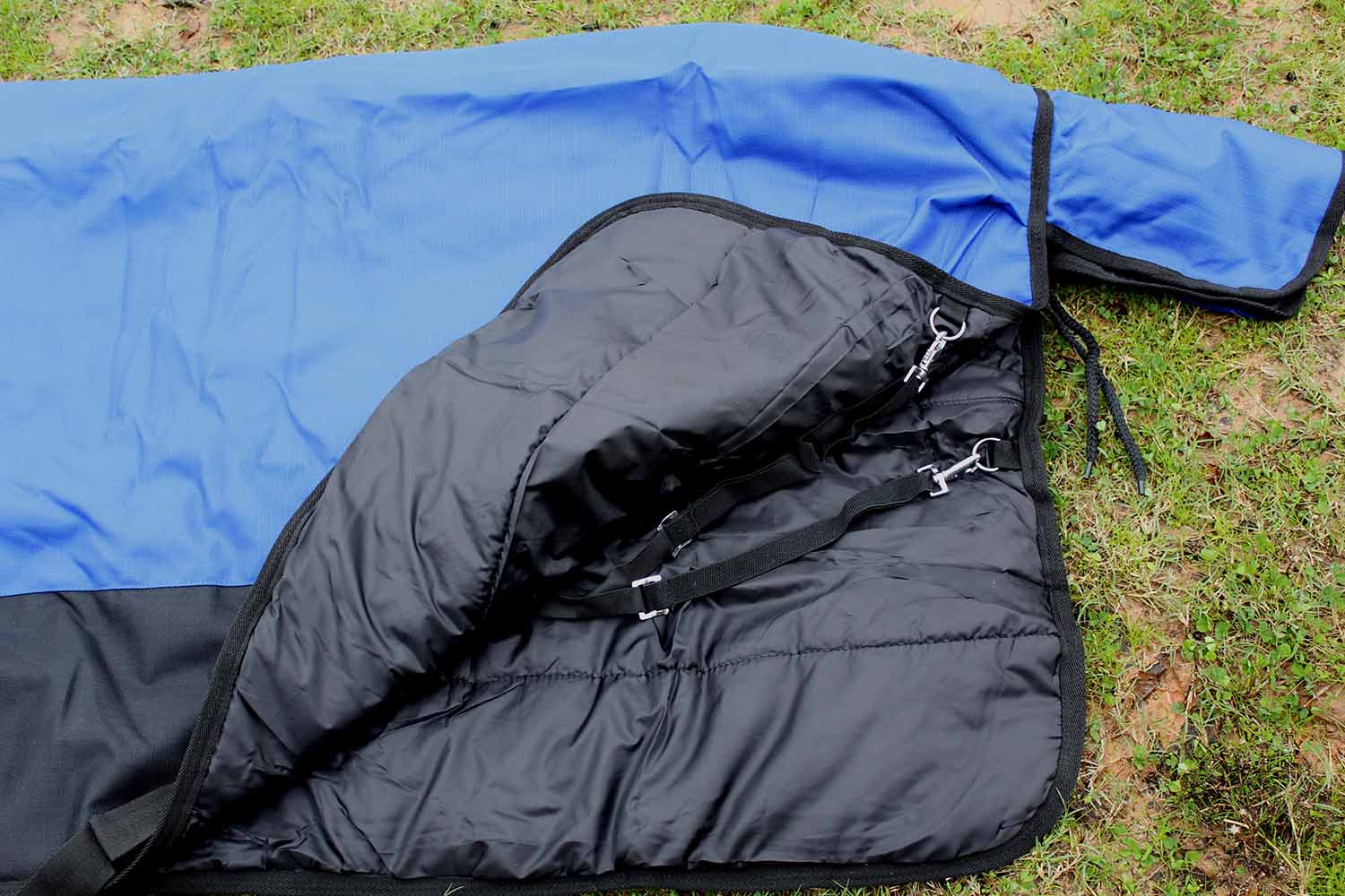 78& 1200D TURNOUT Waterproof Horse WINTER BLANKET HEAVY WEIGHT Blue