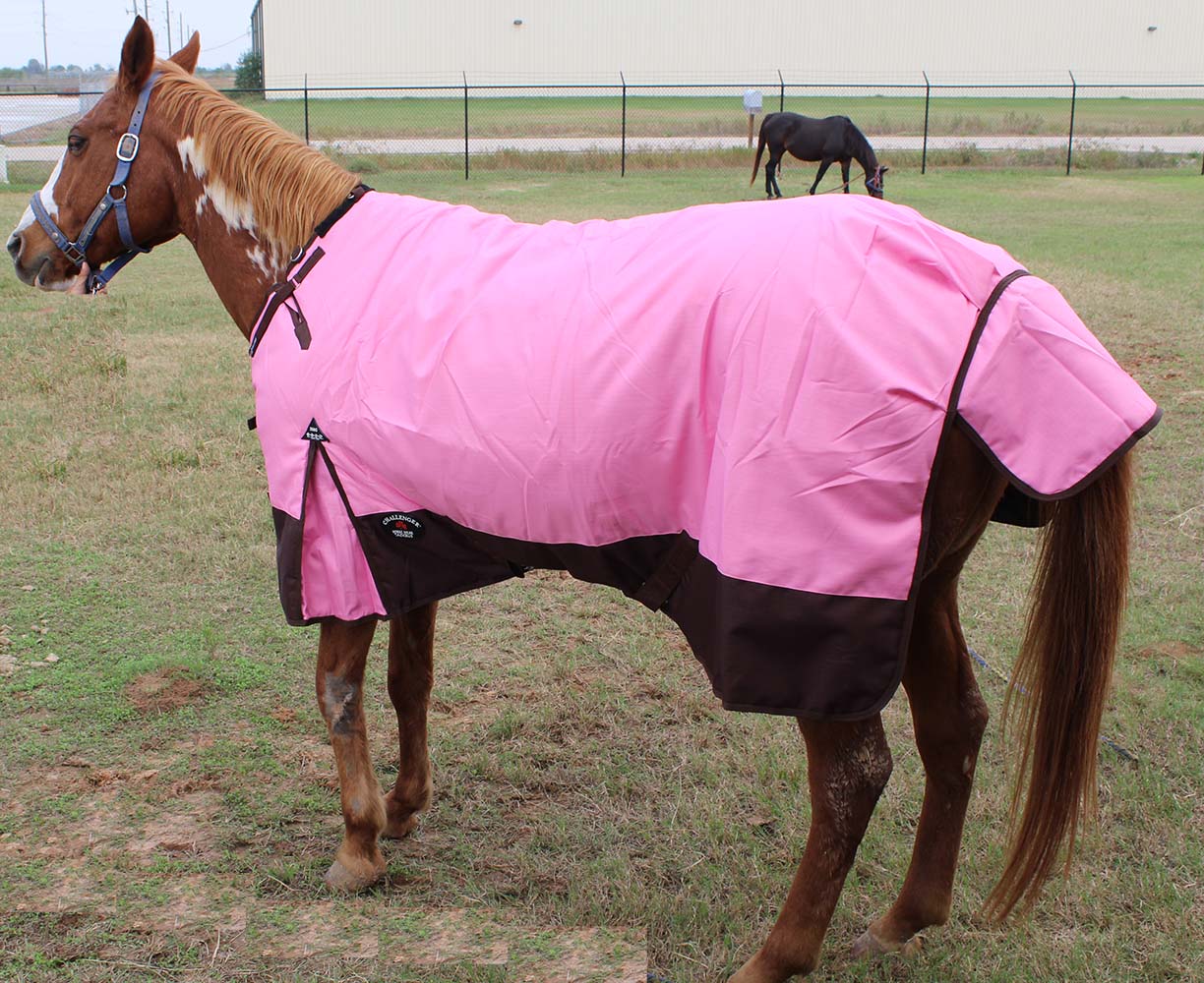 78-1200d-turnout-waterproof-horse-winter-blanket-heavy-pink-570g-ebay