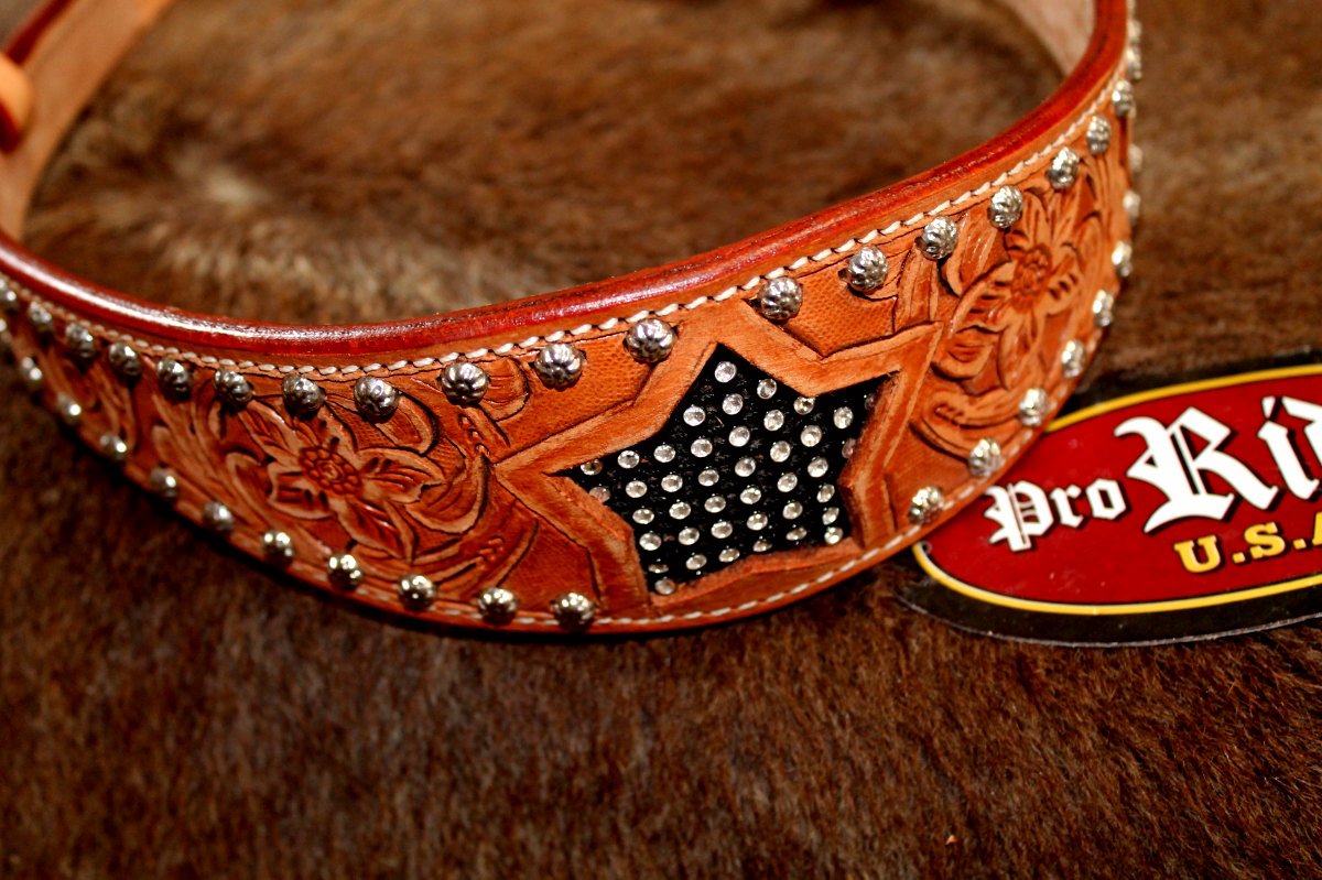 Horse Show Bridle Western Leather Barrel Racing Tack Rodeo Noseband