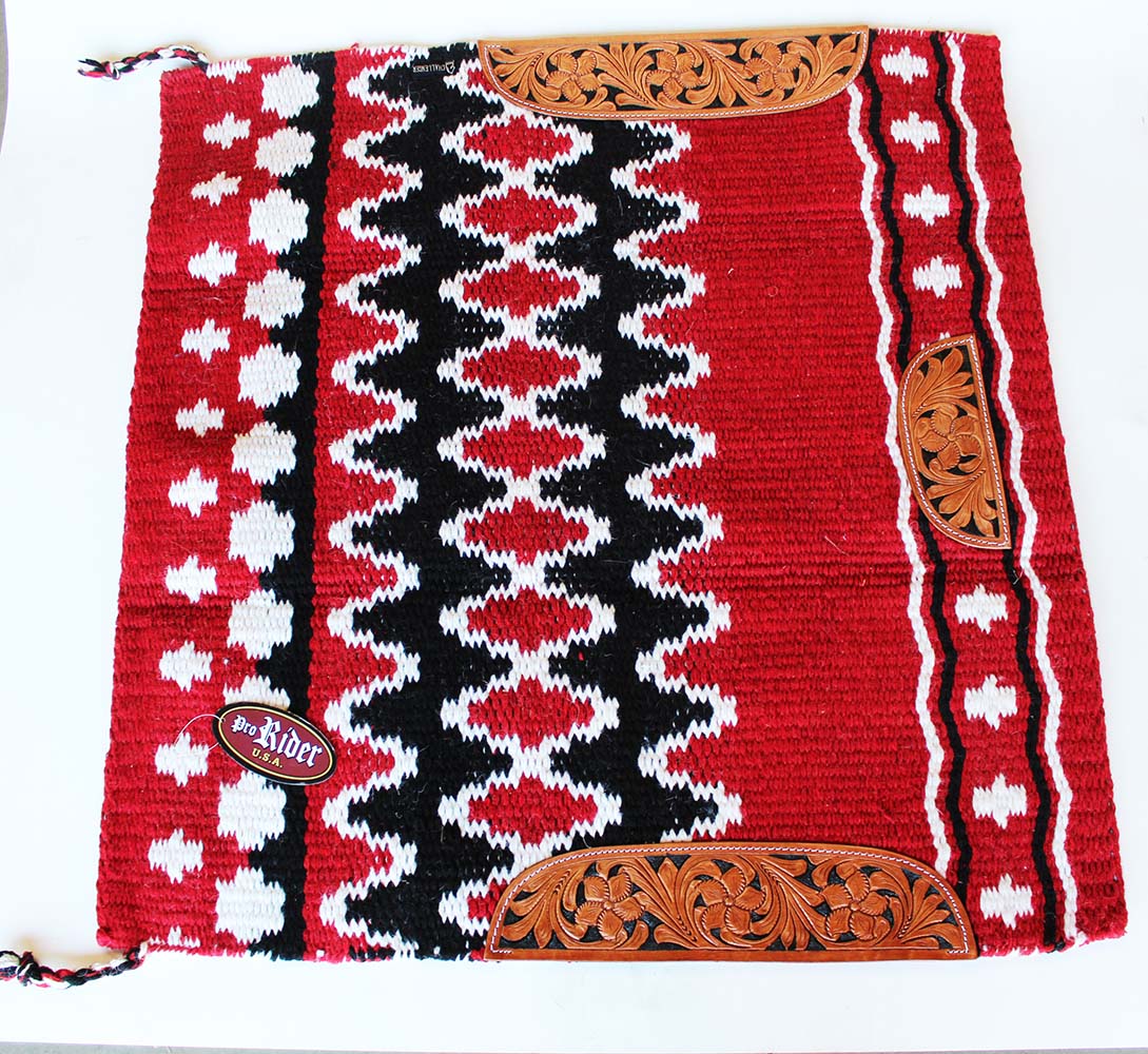 wool-western-show-trail-horse-saddle-blanket-rodeo-pad-rug-36102-ebay