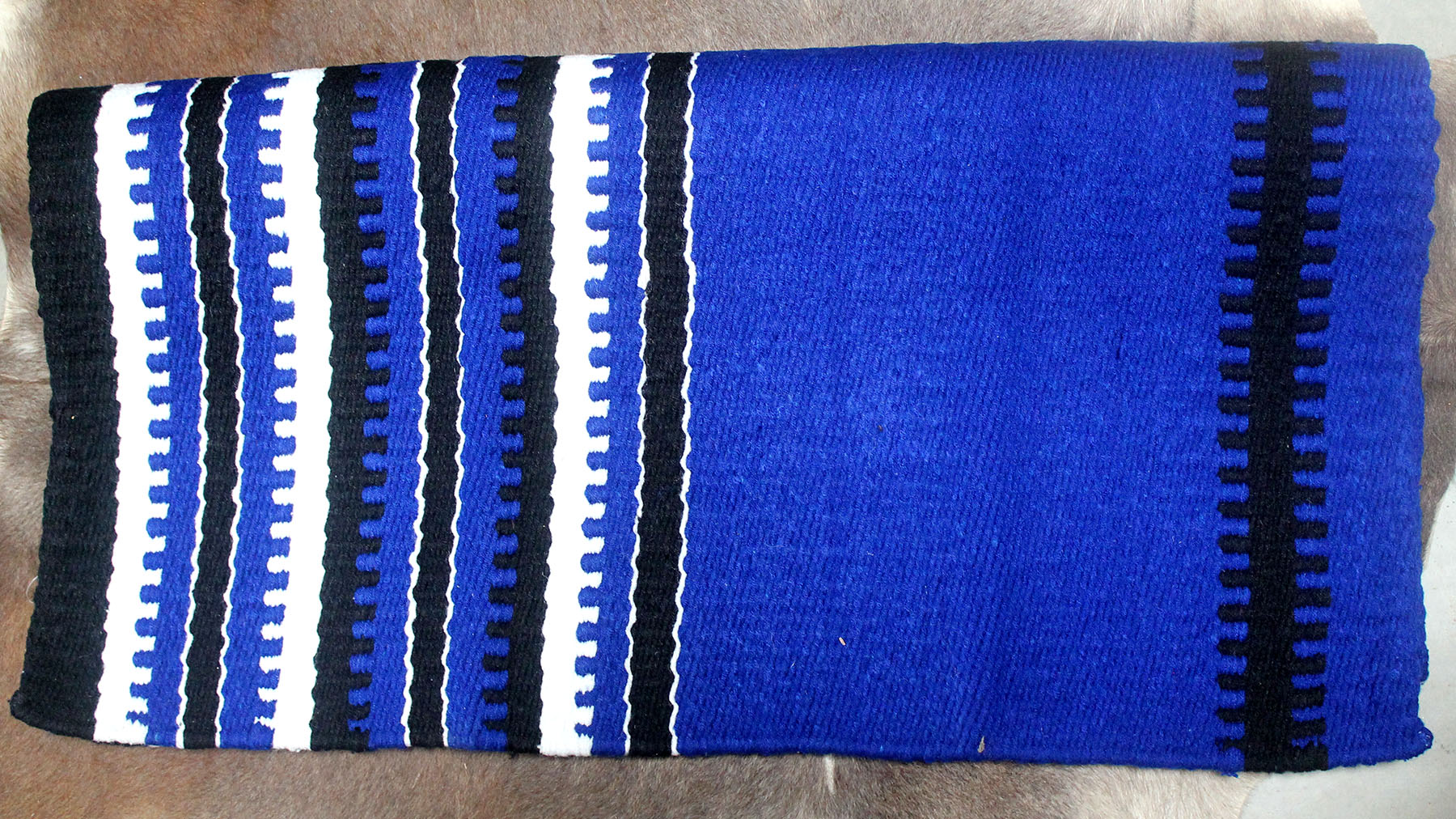 34x36-horse-wool-western-show-trail-saddle-blanket-rodeo-pad-rug-blue