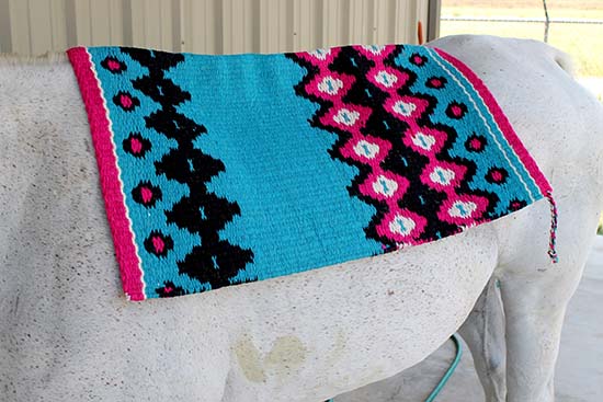 American Darling Turquoise Saddle Blanket Bucket Tote | eBay