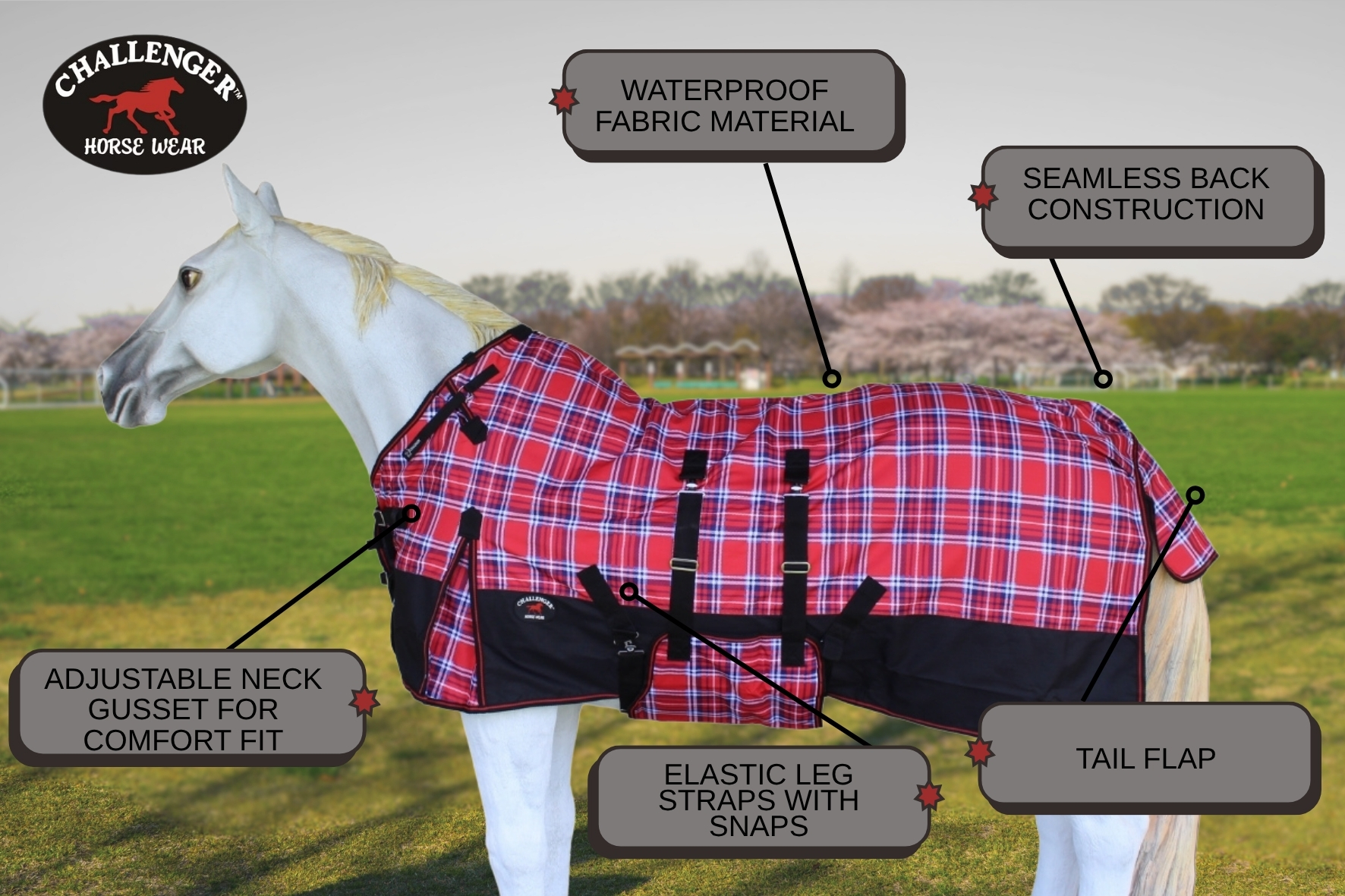 1200D Turnout Rain Horse Sheet leichte Winterdecke 374B - Bild 13 von 54