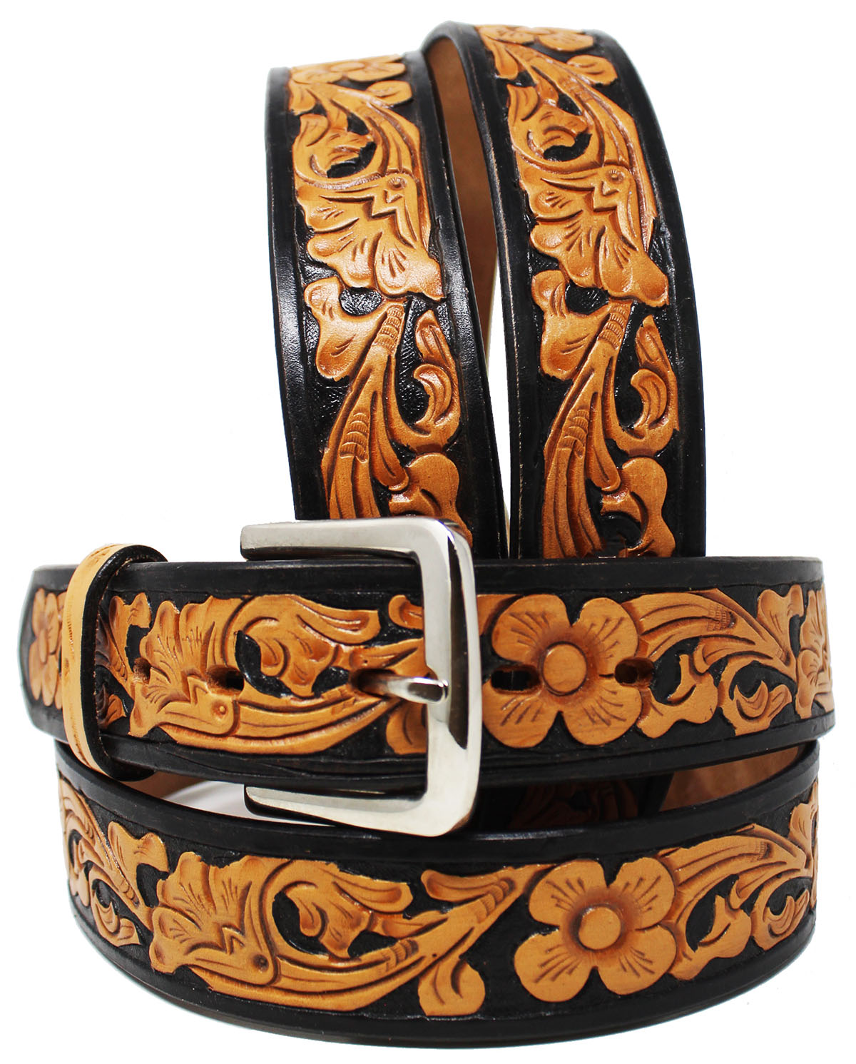 Genuine Leather Belt Turquoise 2662RS 