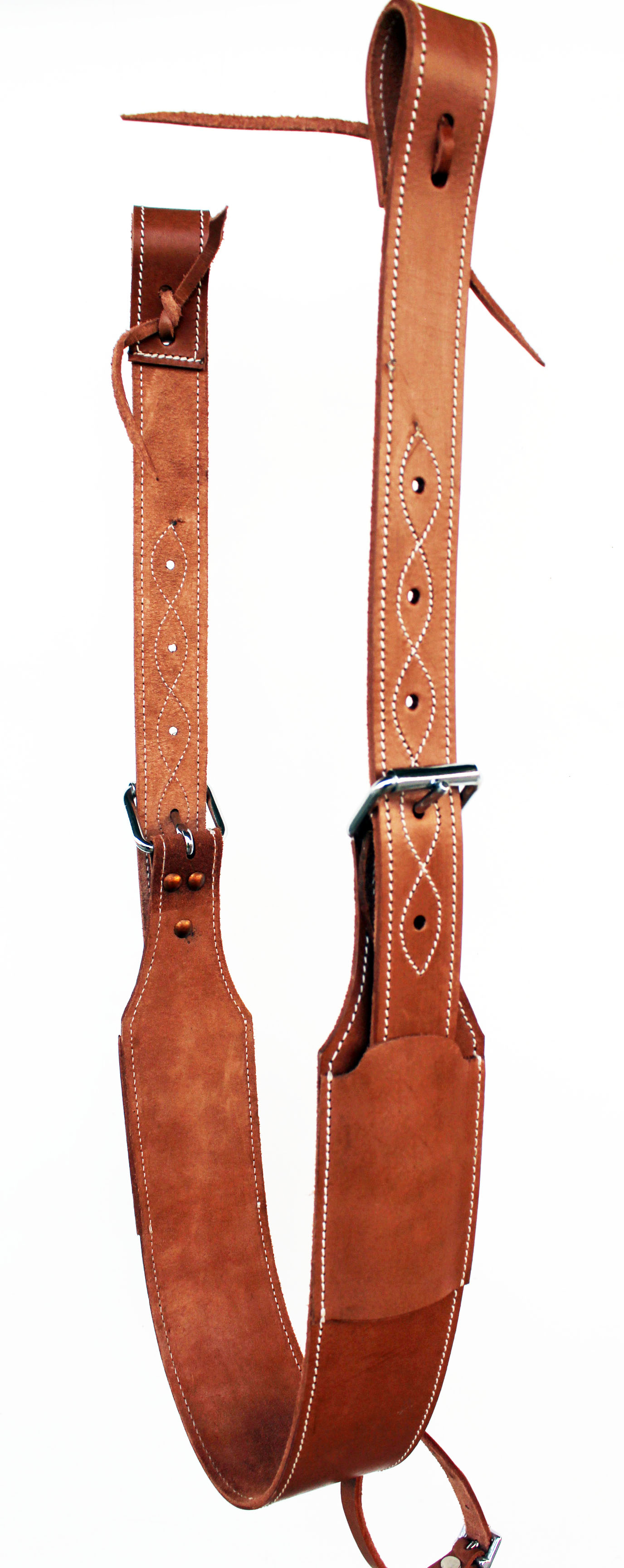 Challenger Western Horse Leather Rear Flank Back Saddle Cinch w ...