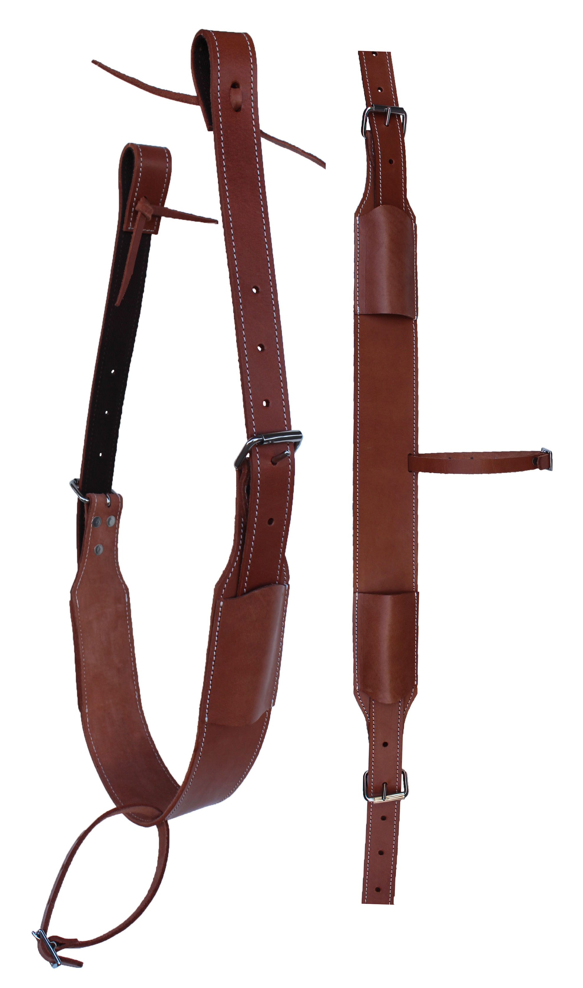 Horse WESTERN LEATHER REAR FLANK BACK CINCH GIRTH HORSE SADDLE BILLETS ...