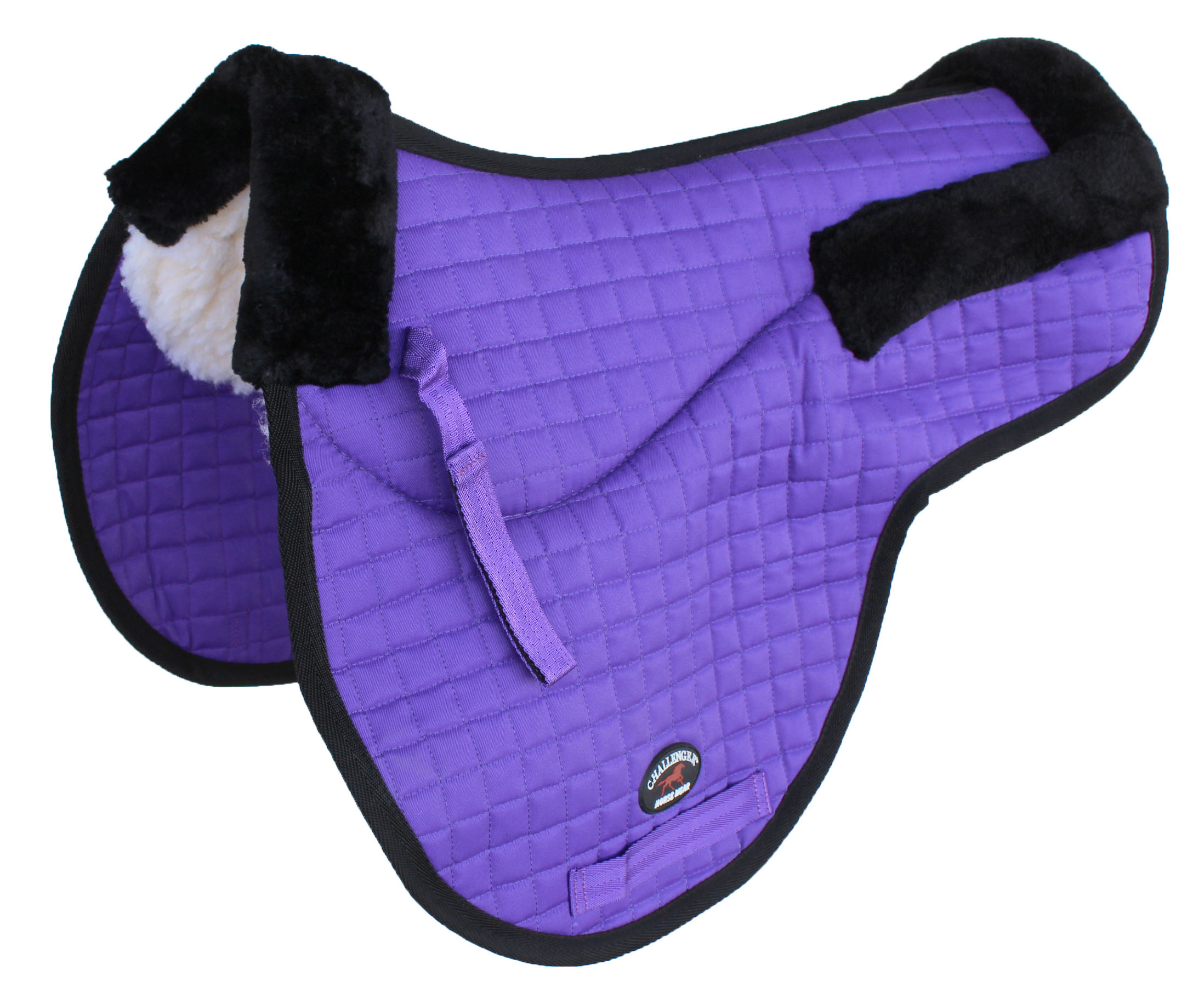 St Charles Horse Quilted English Saddle PAD Trail Contour Fleece Lined 72102-112 