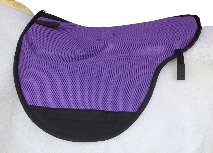 Horse English Endurance Treeless Non-Slip Neoprene Saddle Pad Purple 6405PR - Picture 4 of 6