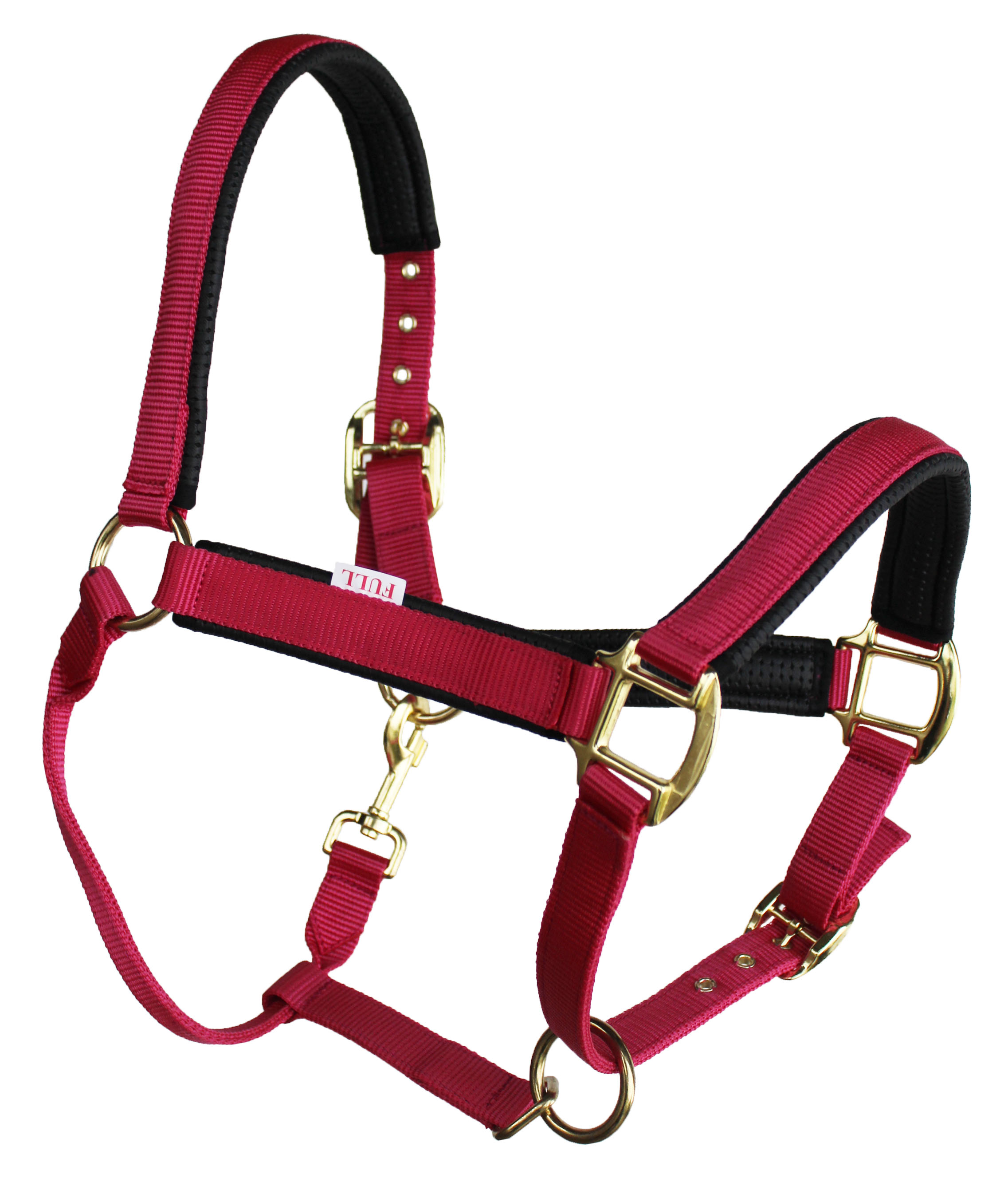 Nylon Horse Neoprene Padded Halter Brass Hardware Horse Tack Equine 606173 - Picture 7 of 18