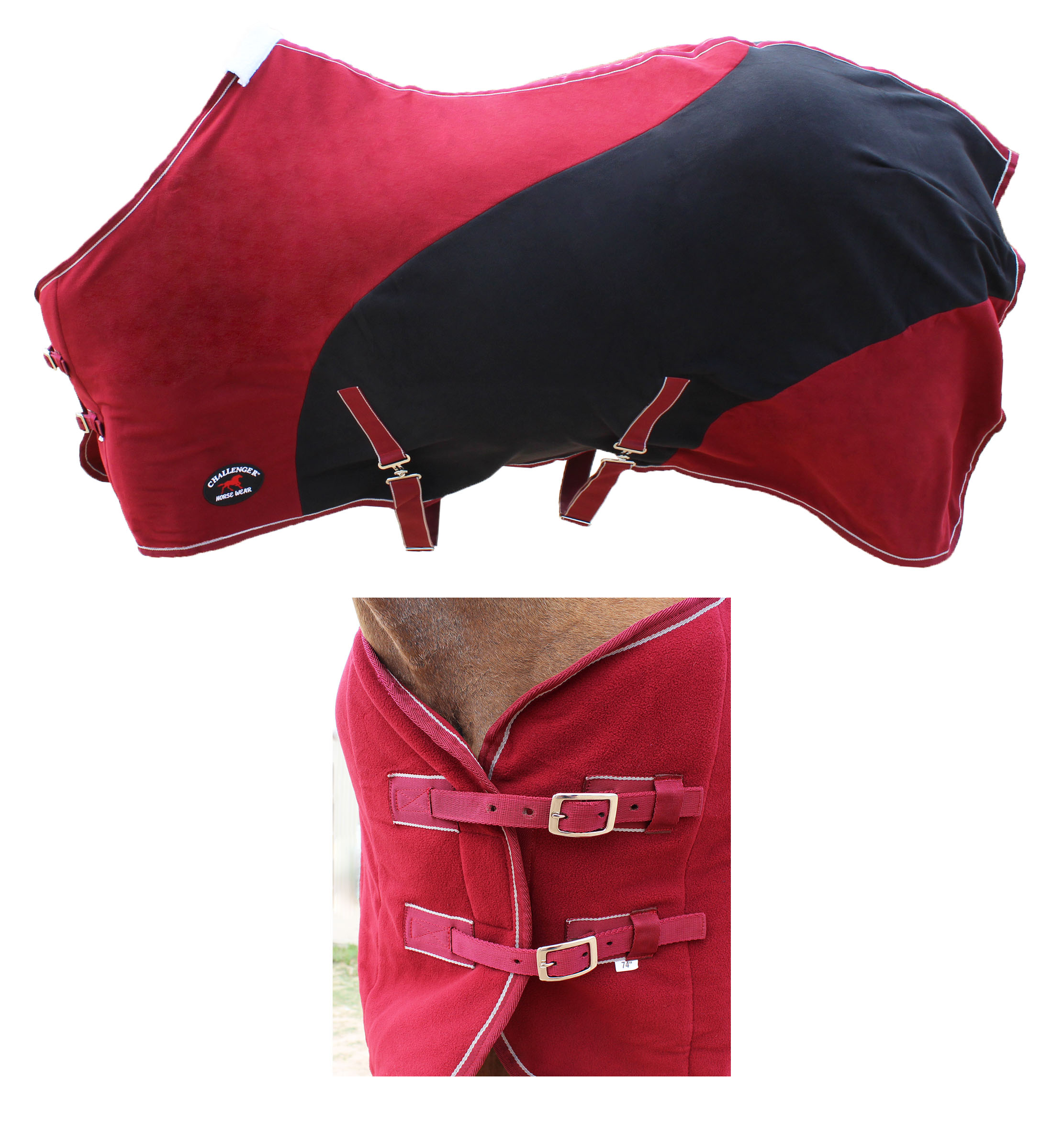 Horse Sheet Polar FLEECE COOLER Exercise Blanket Wicks Moisture 43F - Picture 15 of 41