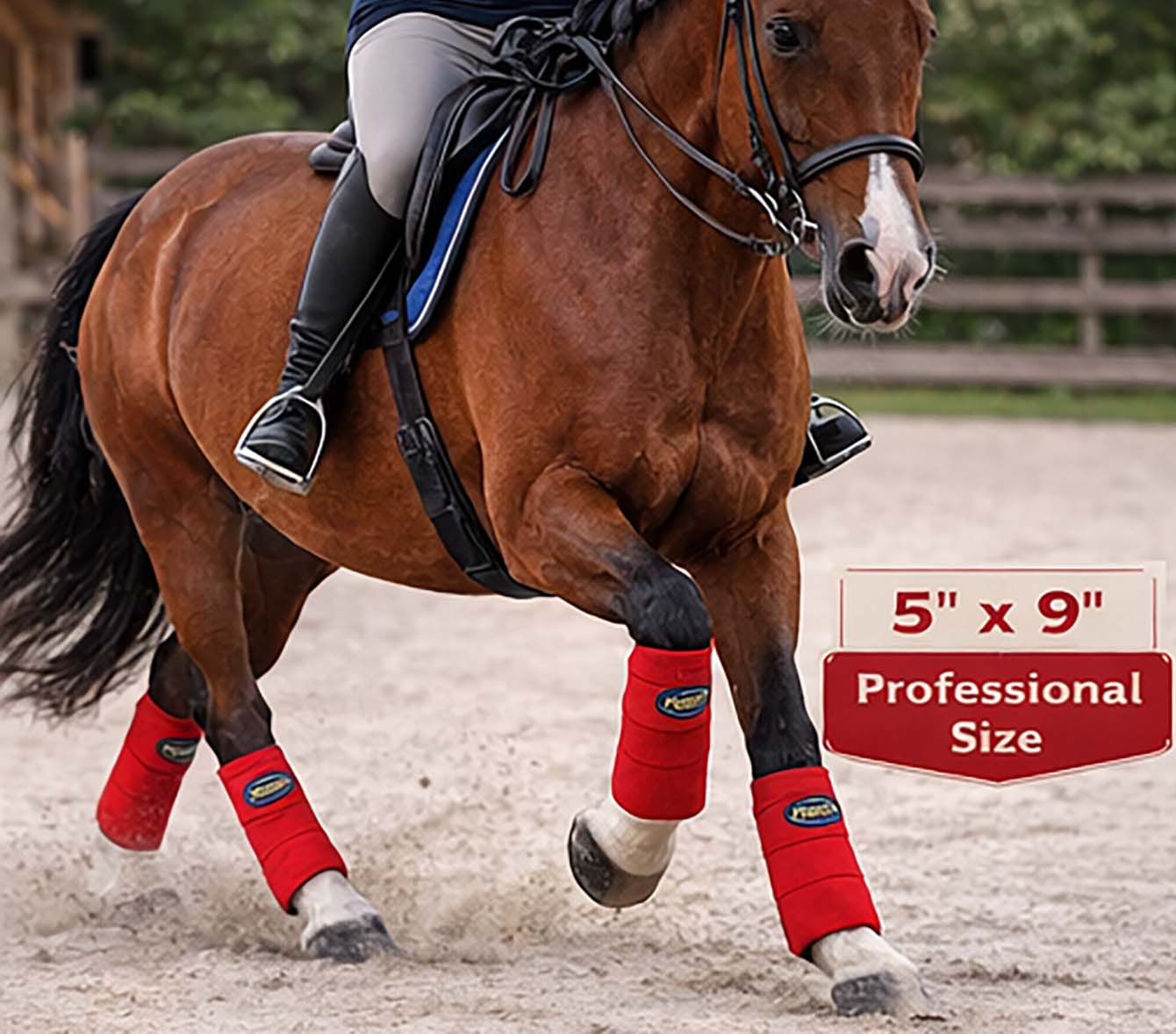 10ft Horse Grooming Leg Polo Wrap Set of 4 Soft Fleece 95R