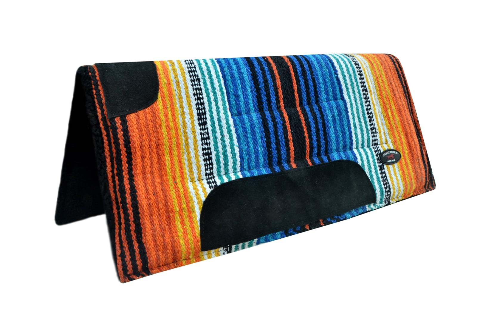 Horse Pony Western Faux Fur Lined Bottom Serape Acrylic Saddle Pad 39247v