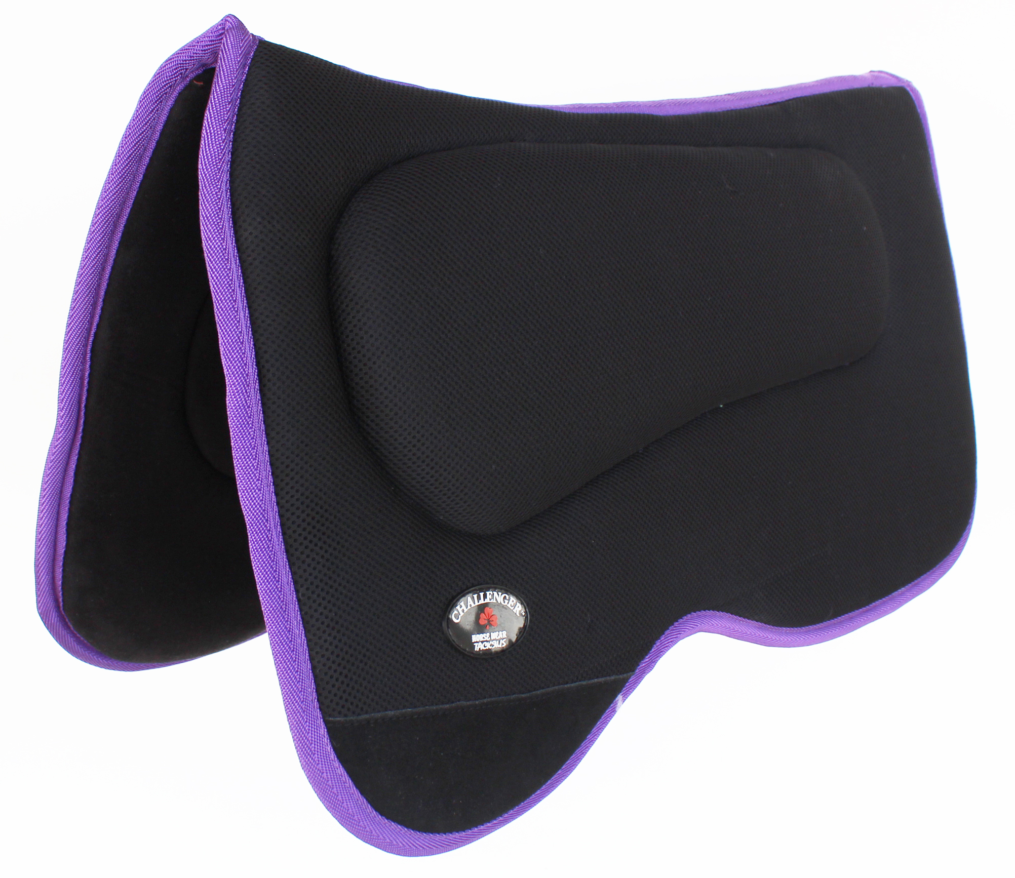 Western Horse SADDLE PAD Anti slip Memory Foam Black Black Purple Light ...