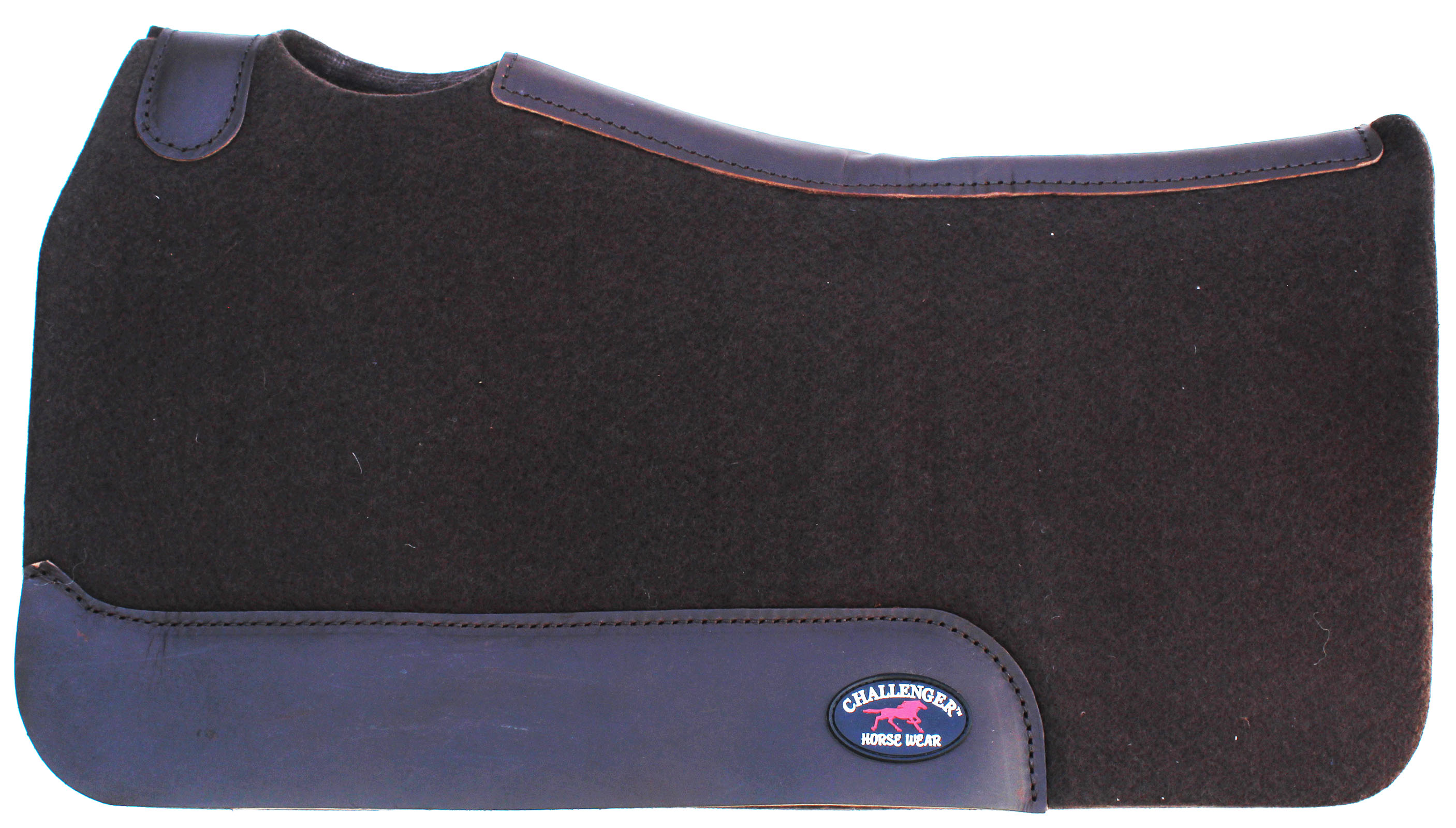 1 Thick Horse SADDLE PAD Western Contoured Wool Felt Moisture Wicking  39RT06