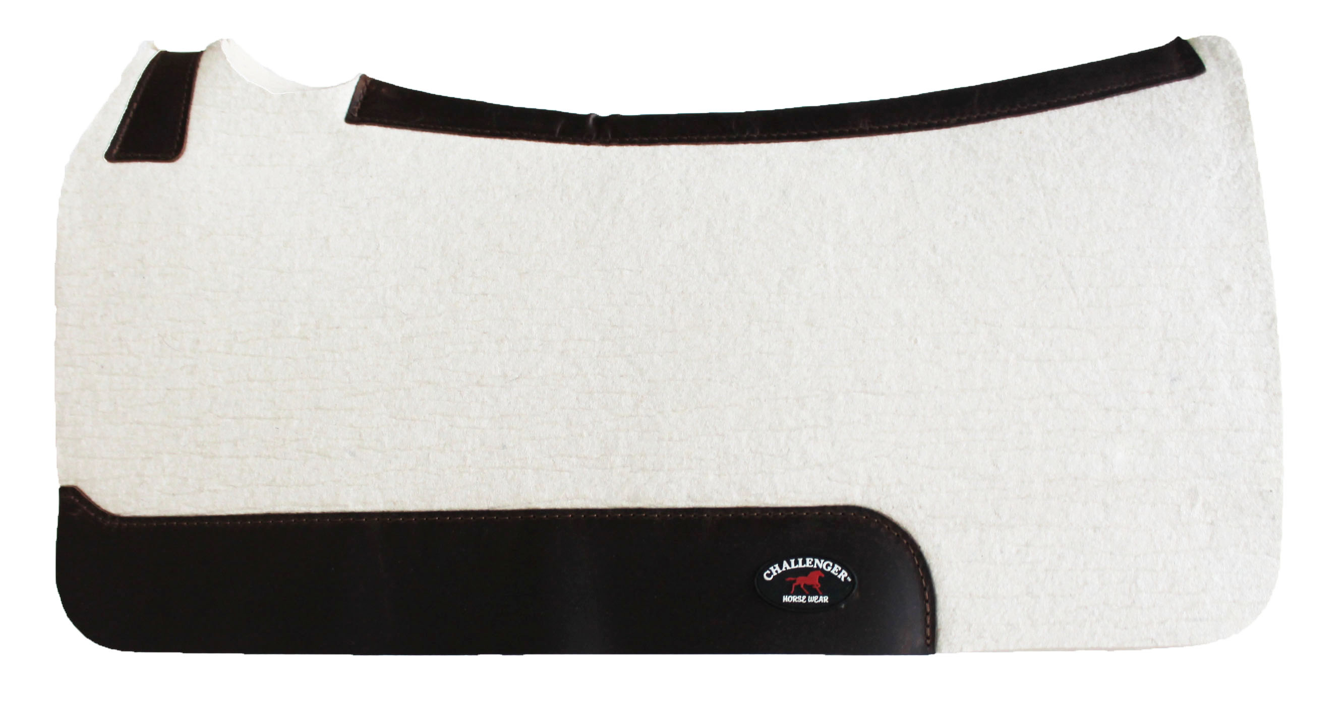 3/4" Thick Horse SADDLE PAD Western Contoured Wool Felt Moisture Wicking 39RT06