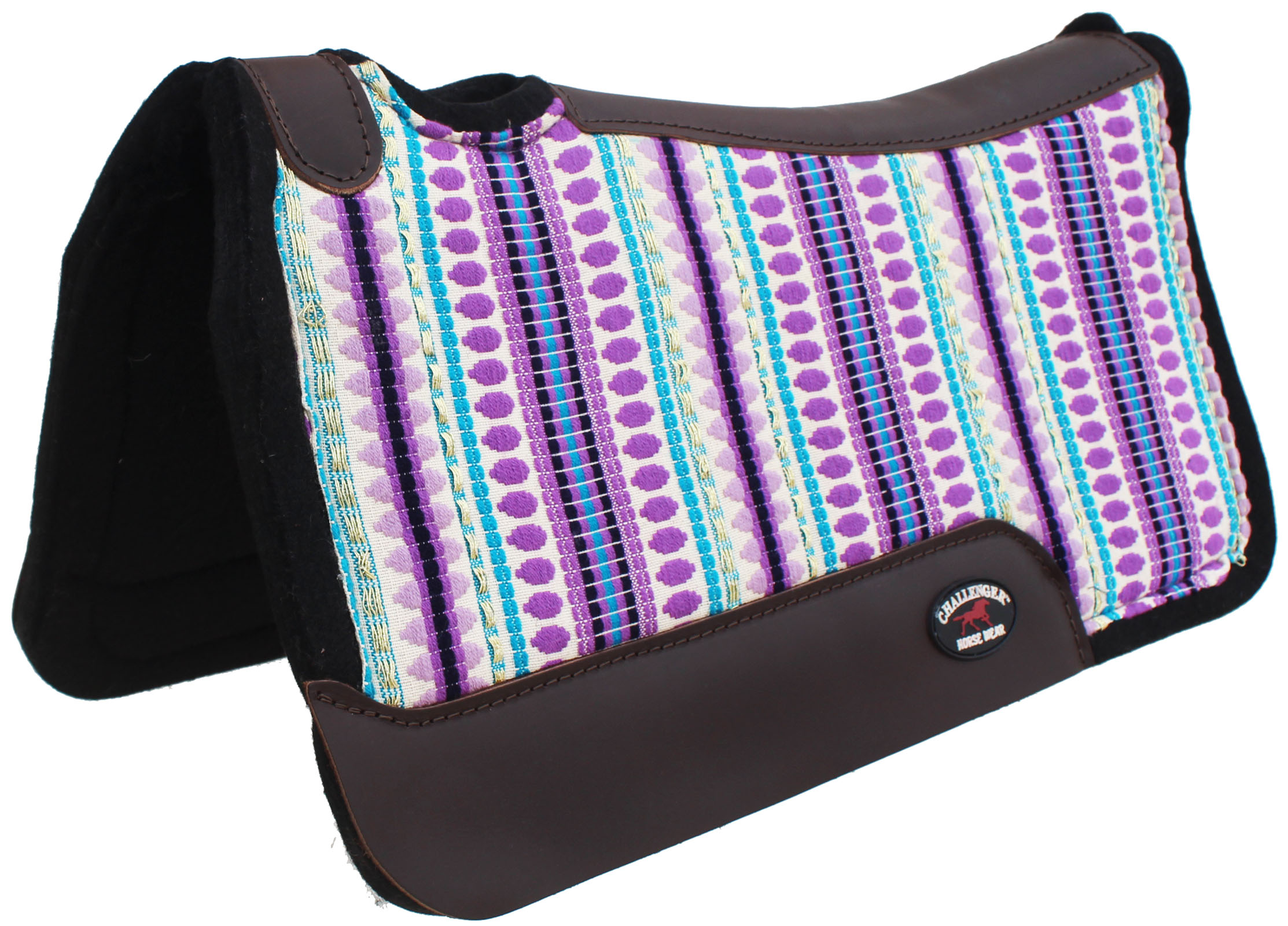 Purple western saddle online pad