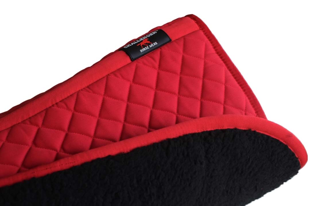 Pferd Schabracke Pferd 26" x 16" konturiert Fleece gefüttert gesteppt Western 39TS10 - Bild 23 von 34