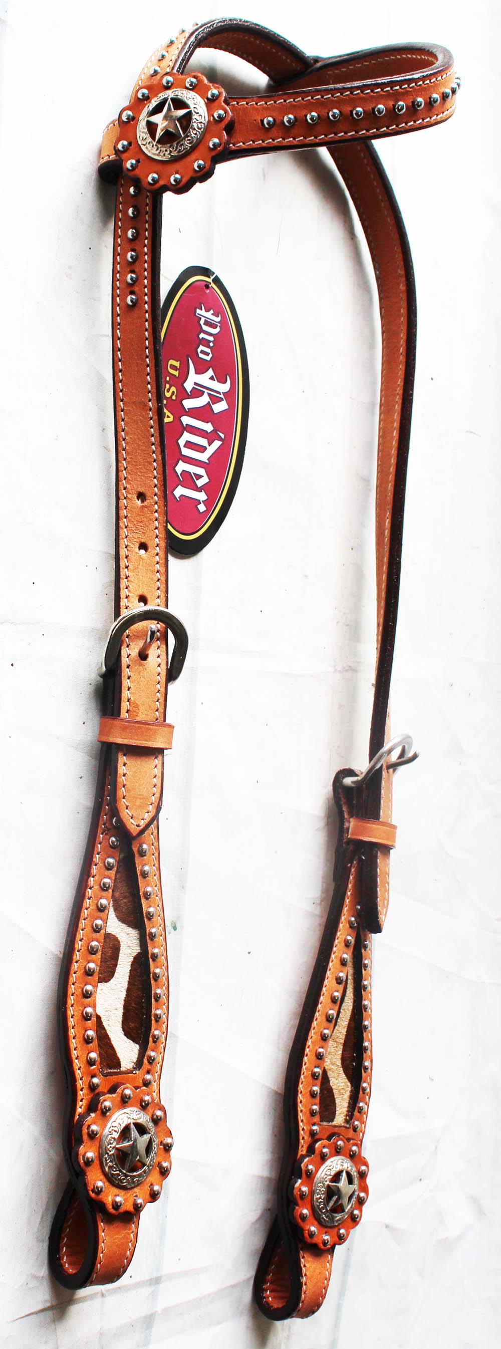 Horse Tack Trense Western Leder Kopfstück 9220HACO00