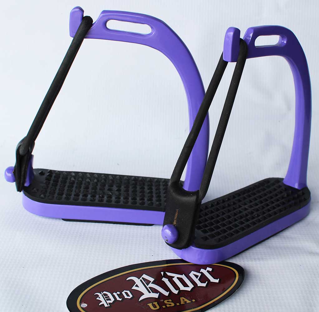 ADULT CHILDRENS ENGLISH SADDLE SAFETY STIRRUPS PEACOCK IRONS 4 3/4 ...