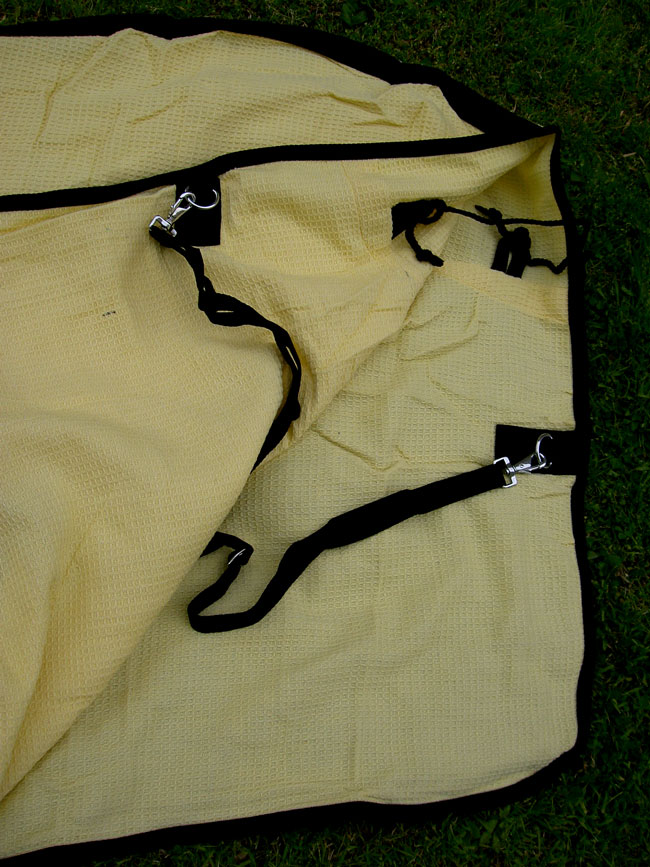 Horse Cotton Sheet Blanket Rug Summer Spring Yellow Black 5318
